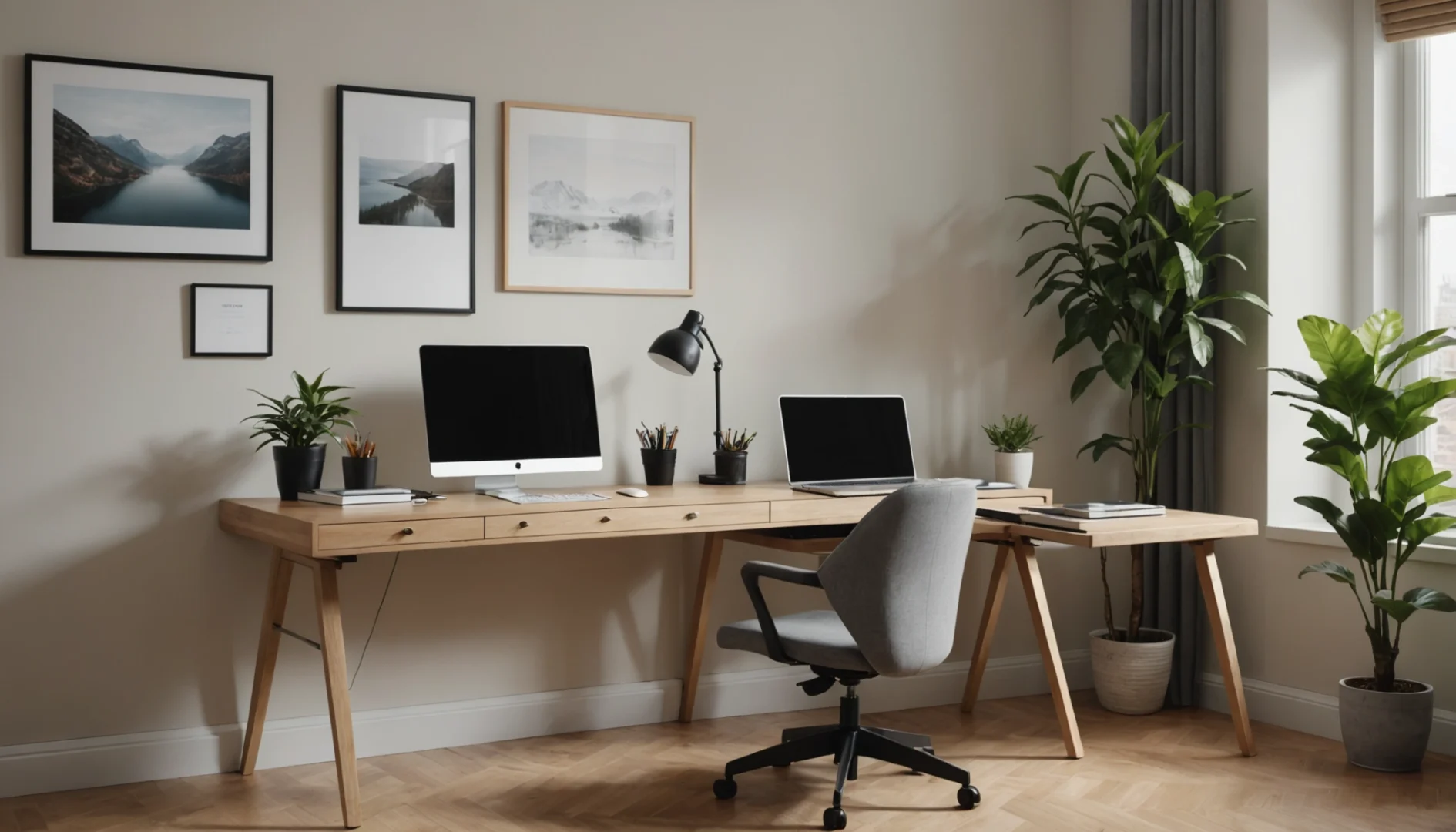 distance entre bureau et mur