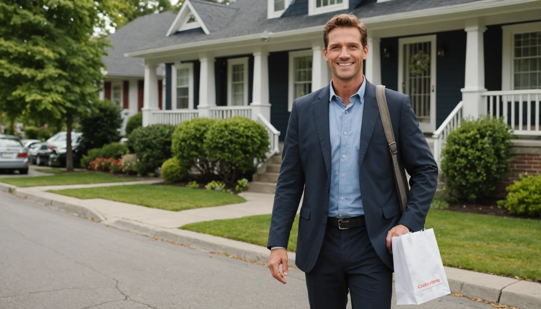 vendeur en porte a porte