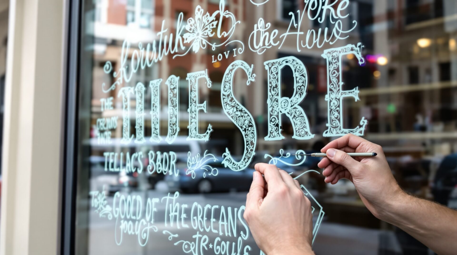 lettrage adhésif personnalisé